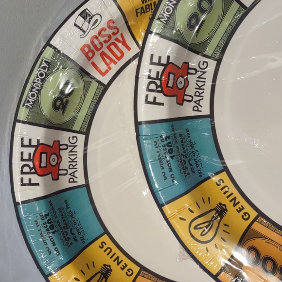 Lot 80 Game night 40 paper plates & 40 party drink cups MONOLOPY Hasbro Fun New - Picture 8 of 8